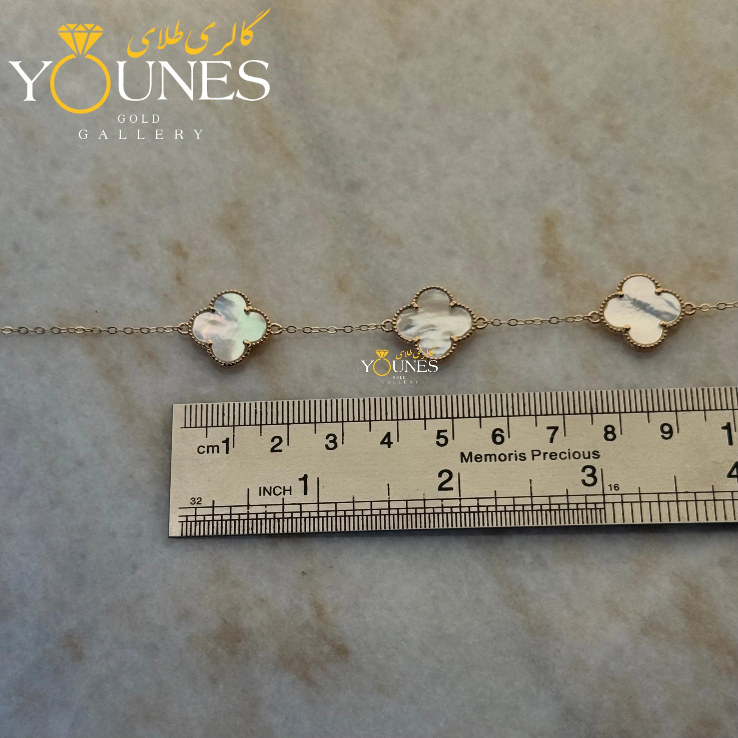 گردنبند ونکلیف صدفی طلا